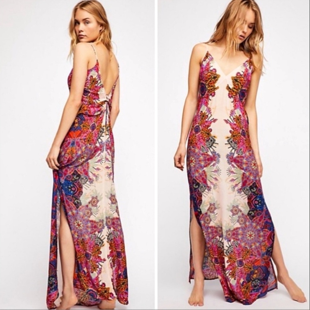 Free People Wildflower Maxi in Tea Combo - Large